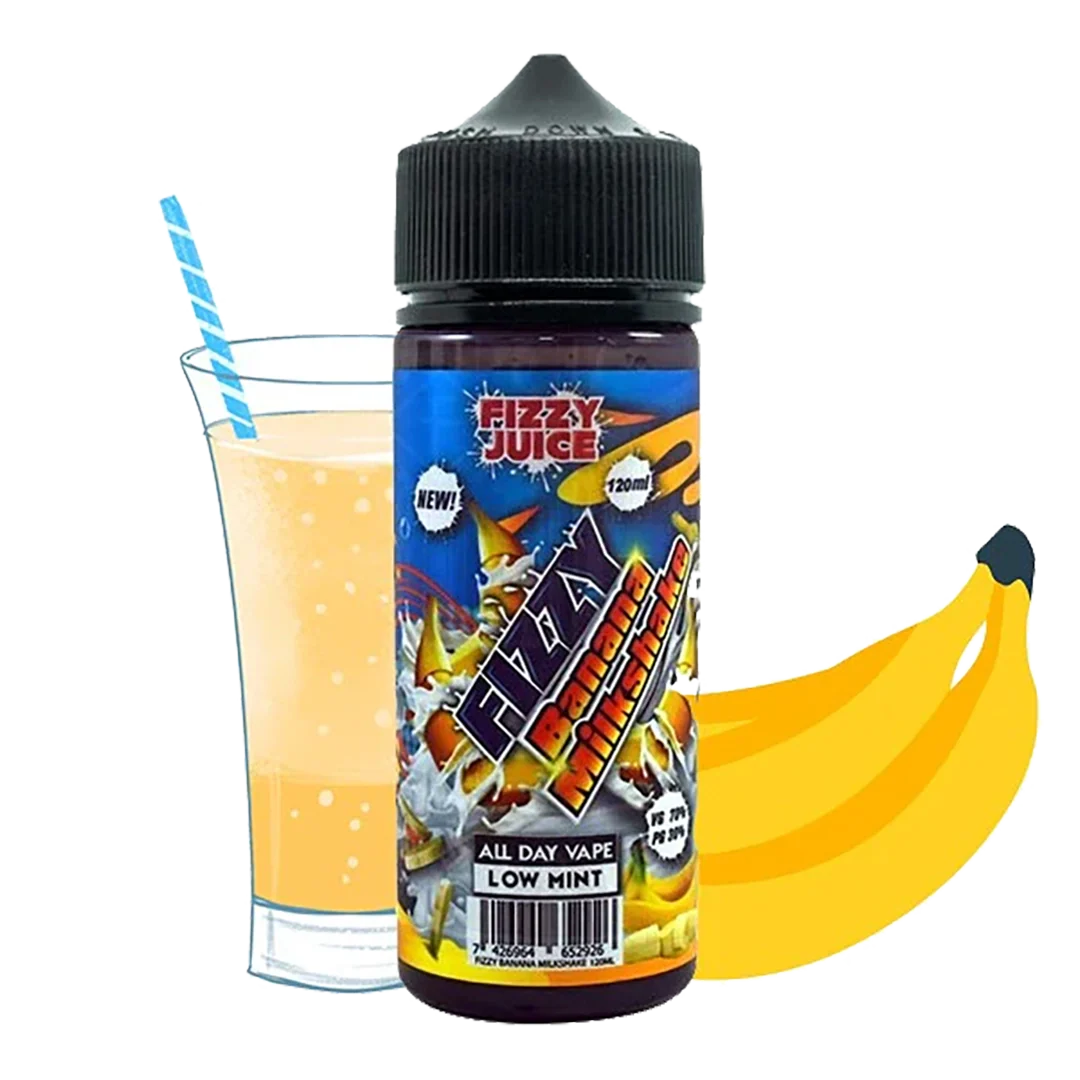 Fizzy Juice Banana Milkshake - 120ml