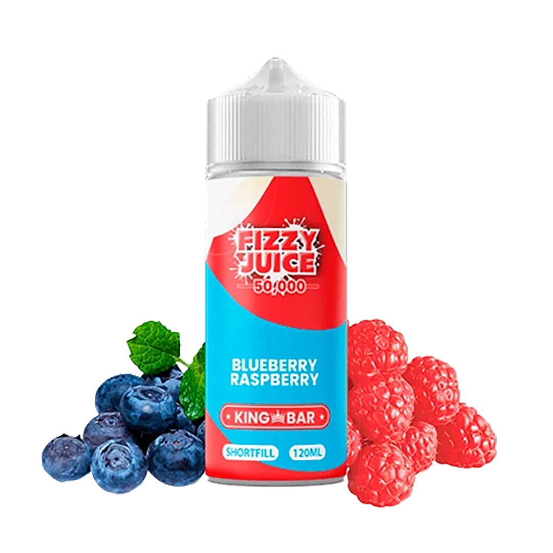 Fizzy Juice King Bar - Blueberry Raspberry -120ml