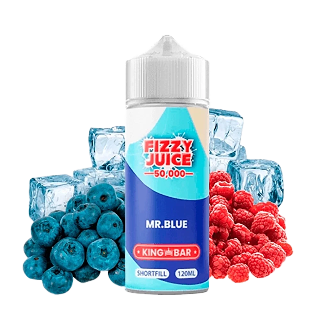 Fizzy Juice King Bar - Mr Blue - 120ml