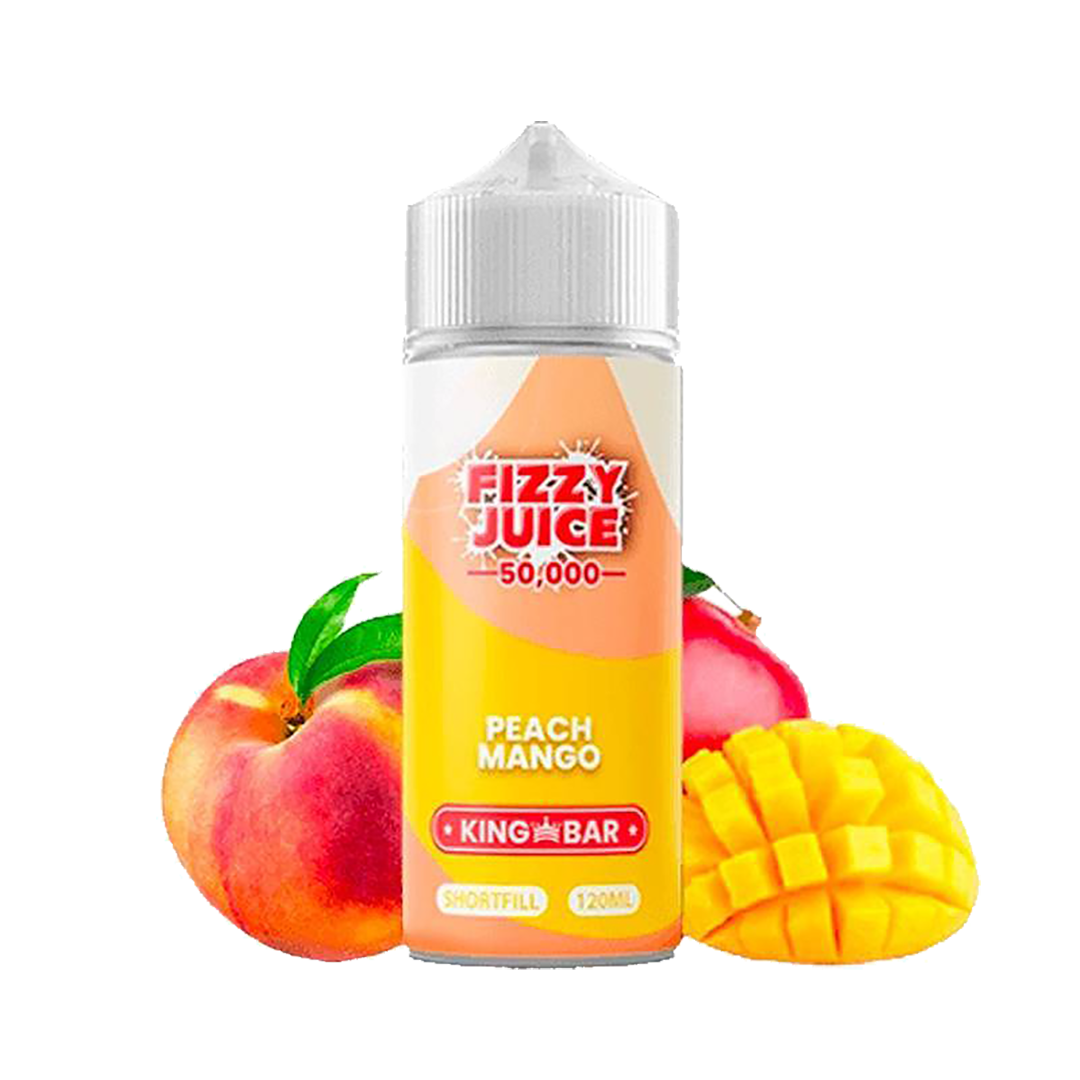 Fizzy Juice King Bar - Peach Mango - 120ml
