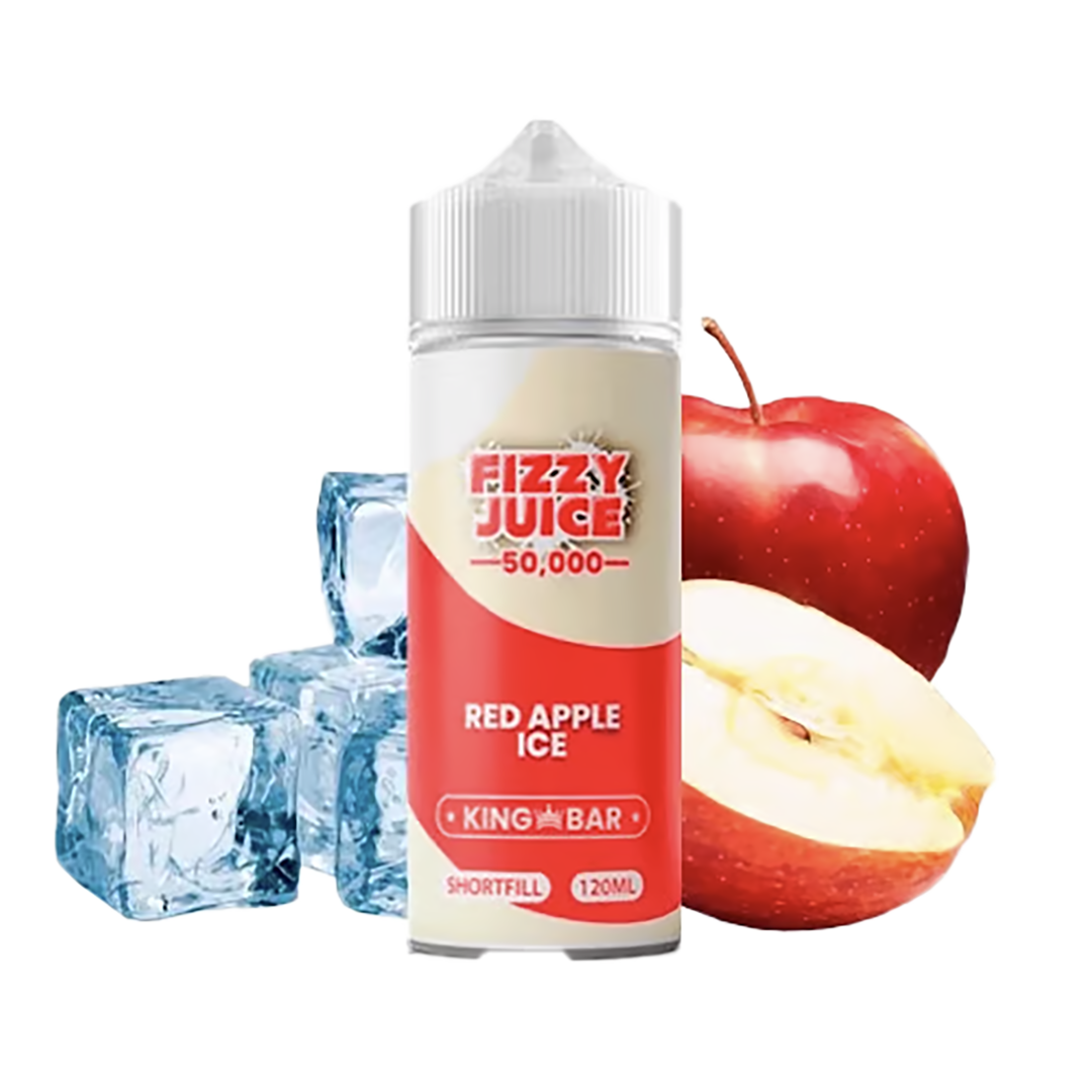 Fizzy Juice King Bar - Red Apple Ice - 120ml