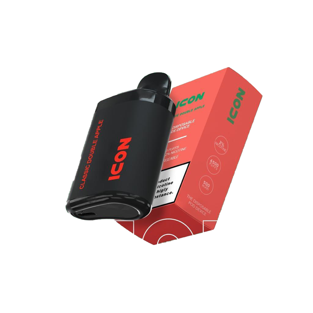 ICON - CLASSIC DOUBLE APPLE 2% - 6500 PUFFS