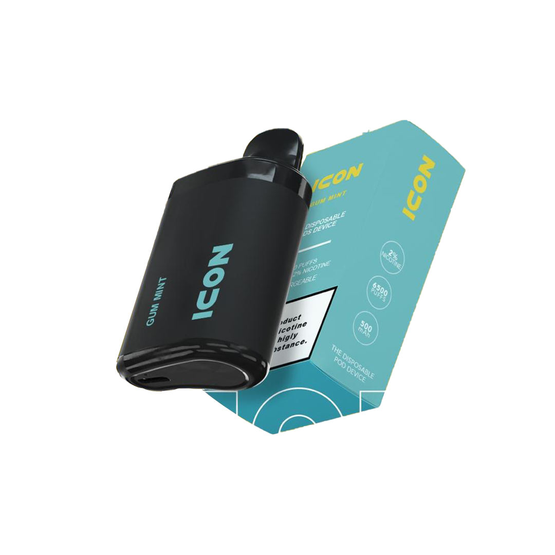 ICON - GUM MINT 2% - 6500 PUFFS