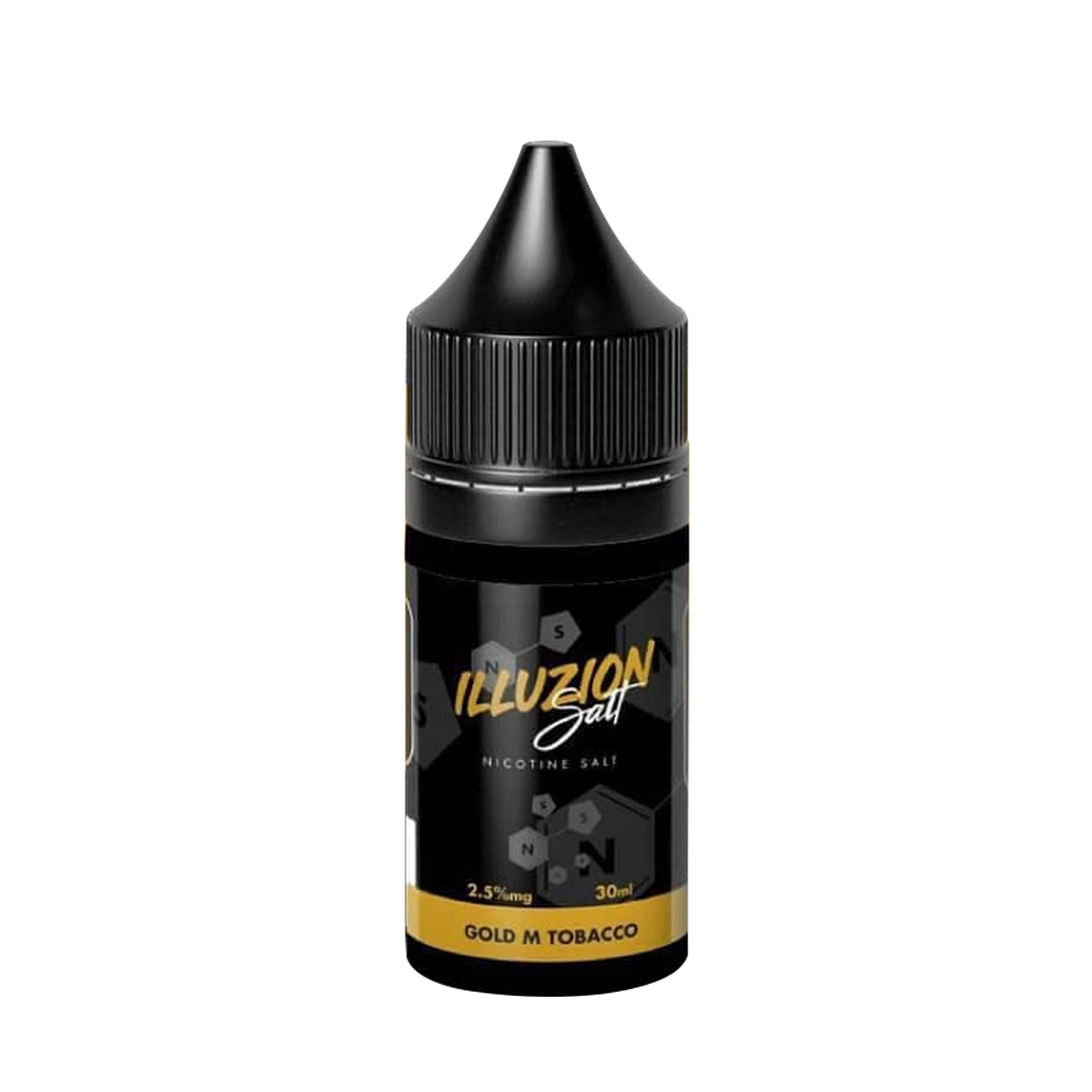 Illuzion salt 30ml - Gold M Tobacco 2.5% mg