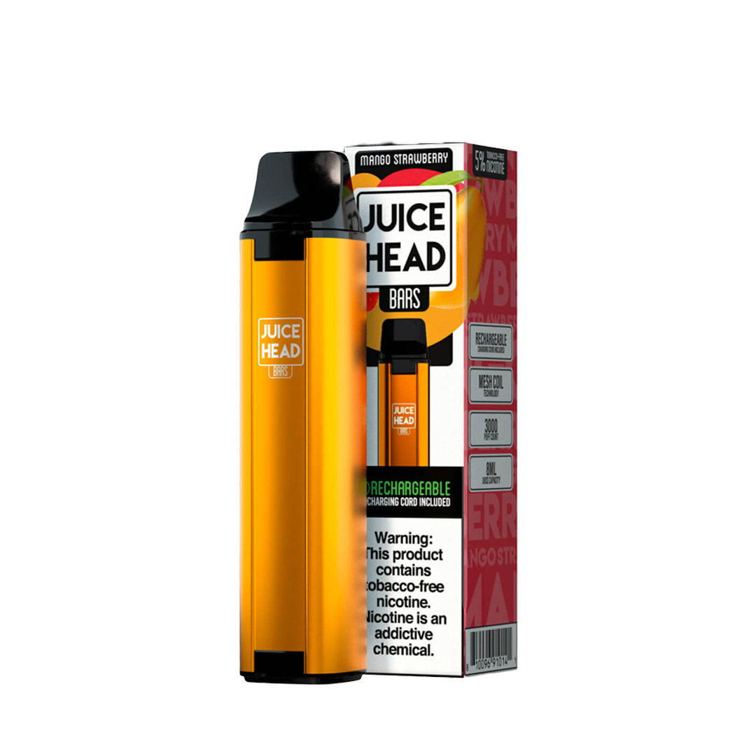JUICE HEAD BARS 3000 Taffs Mango Strawberry Freeze E-Cigarette Jetable