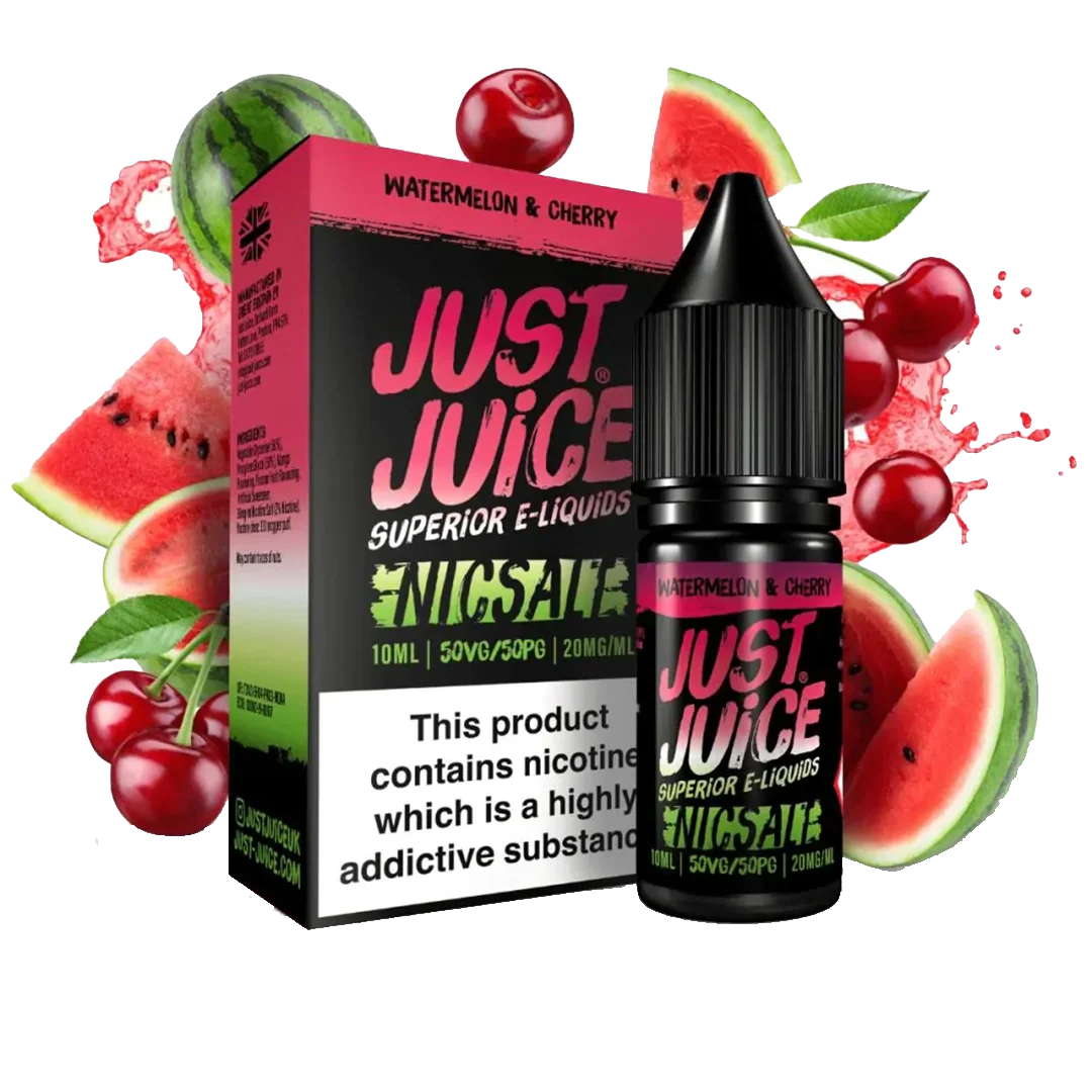 JUST JUICE – NIC SALT – WATERMELON CHERRY 10ML / 20mg