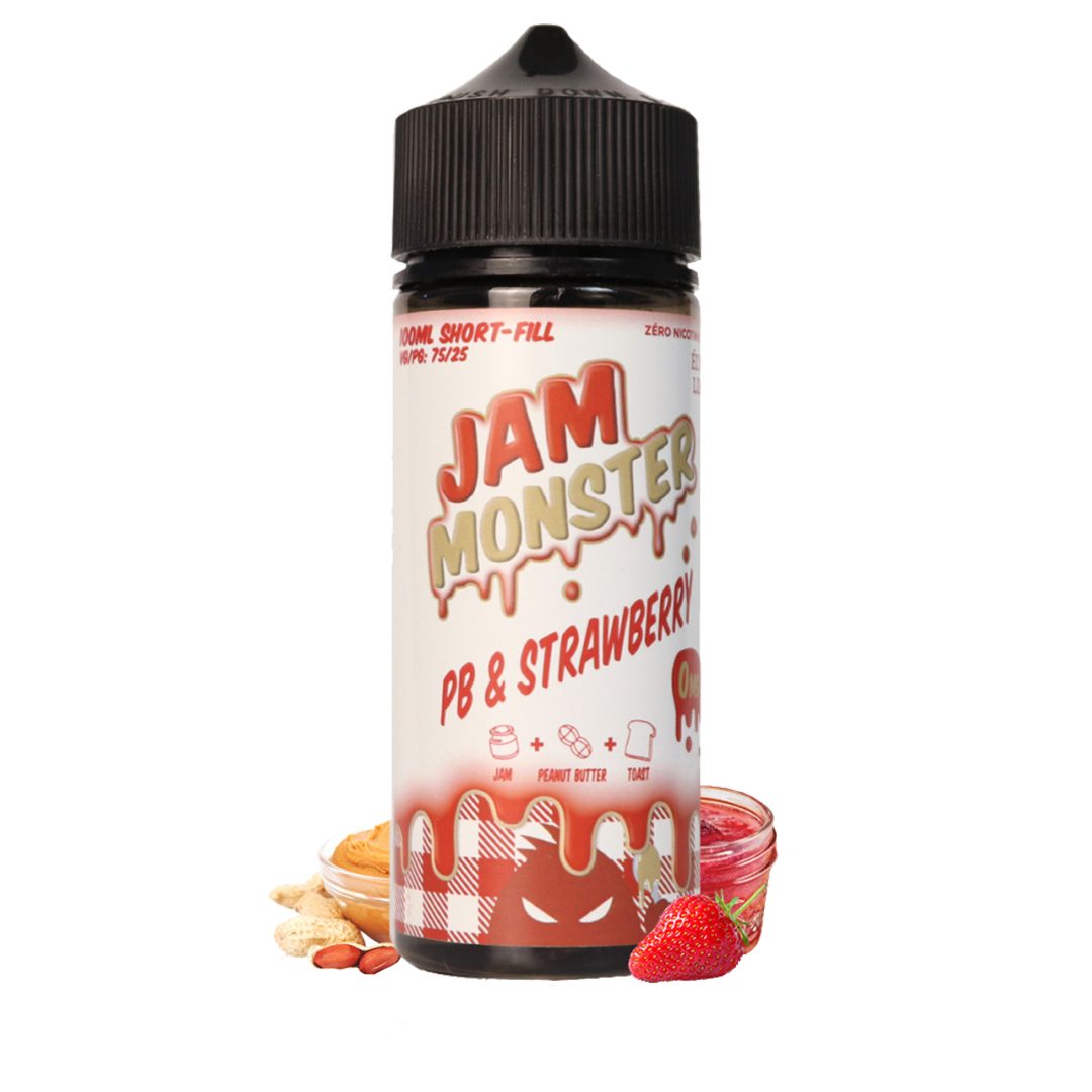 Jam Monster Strawberry & PB 120ml