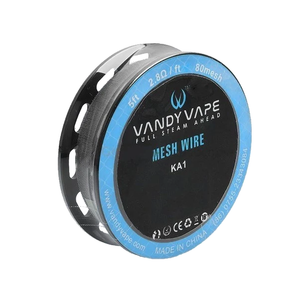 KA1 Mesh wire 80mesh 5ft (2.8Ω/ft) - Vandy Vape