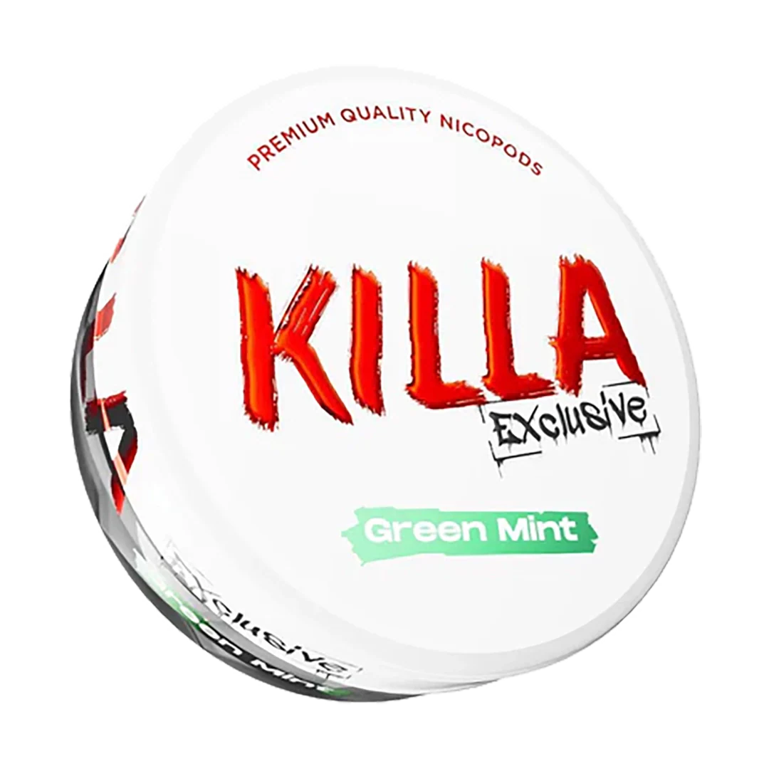 Killa Snus Exclusive - Green Mint - 13.2 mg/pouch