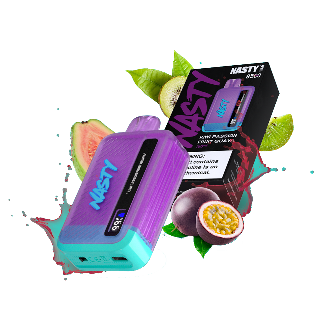 Nasty 8.5K - KIWI PASSION FRUIT GUAVA 8500 puffs 2% / 5%