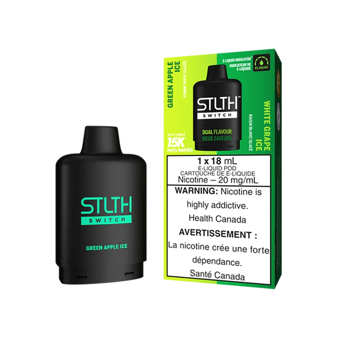 Loop Switch - White Grape ice & green Apple ice - 15K Puffs - 5%