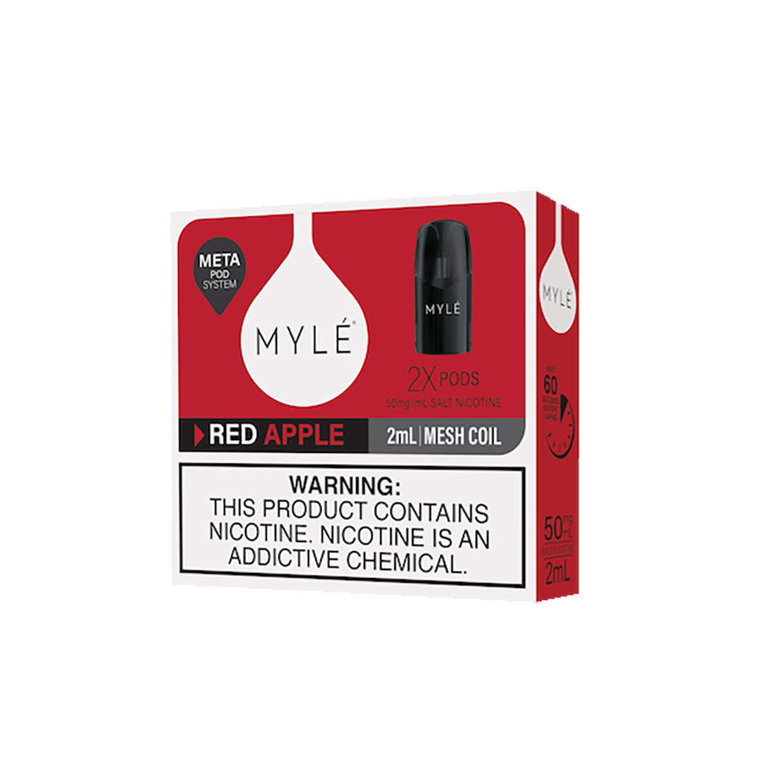 MYLE META POD - RED APPLE - 5%