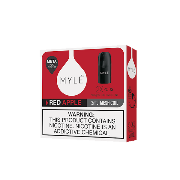 MYLE META POD - RED APPLE - 5%