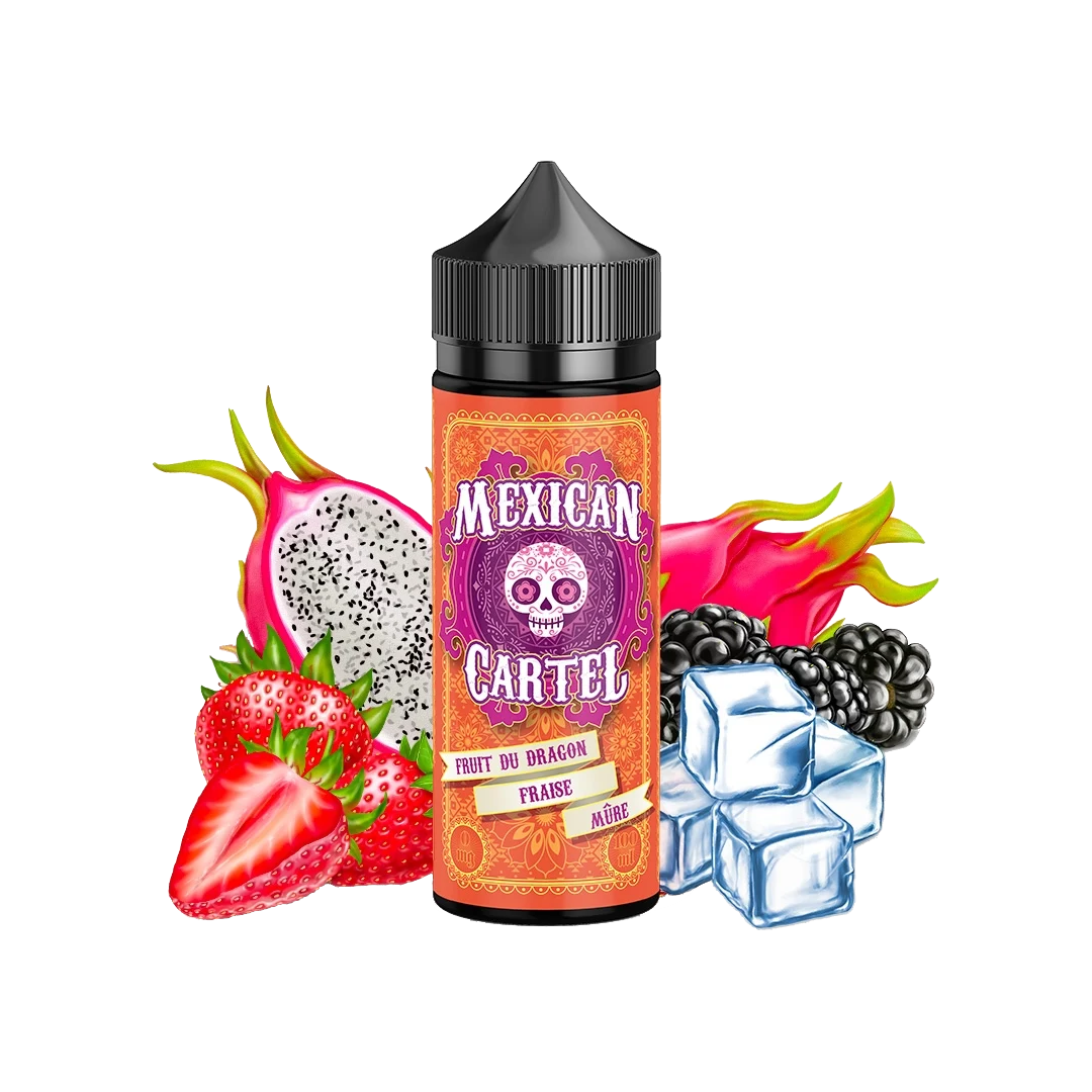 Mexican Cartel Fruit du Dragon Fraise Mûre 120 ml