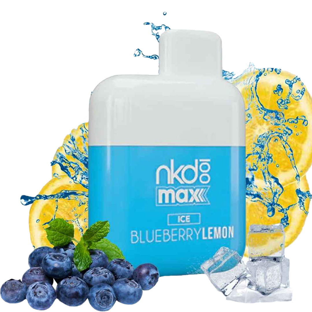 NKD 100 Max 4500 Tafs - BLUEBERRY LEMON (ice)- E-cigarette Jettable 5%