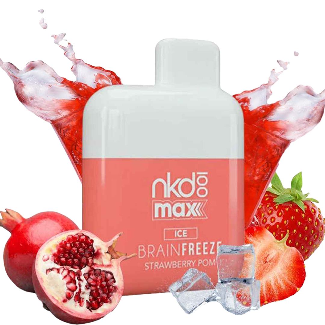 NKD 100 Max 4500 Tafs - BRAIN FREEZE (ice)- E-cigarette Jettable 5%