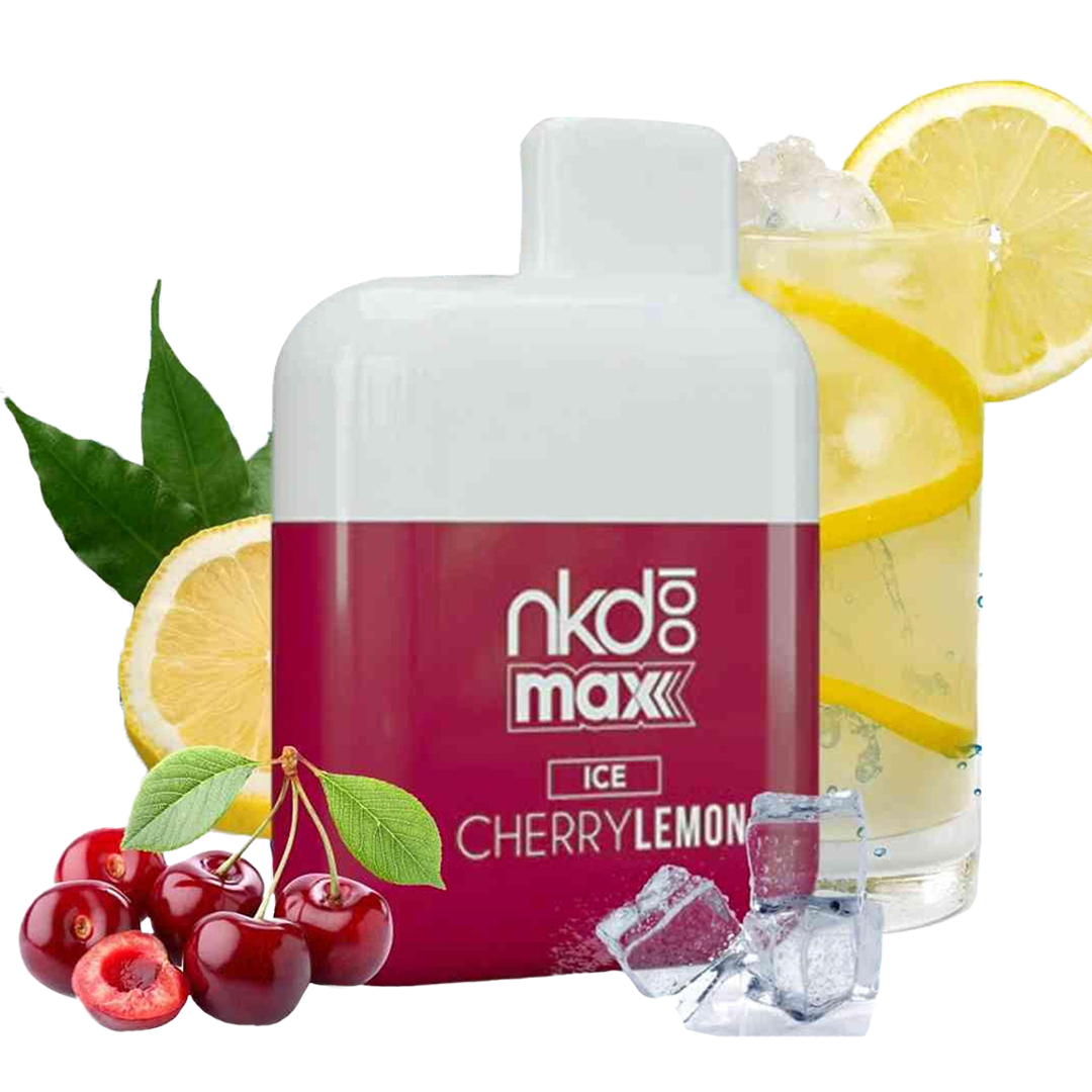 NKD 100 Max 4500 Tafs - CHERRY LEMON (ice)- E-cigarette Jetable 5%