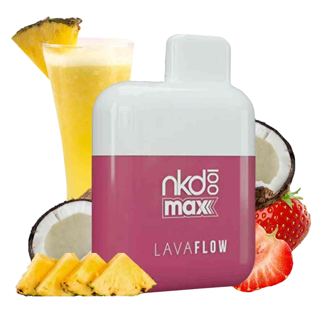 NKD 100 Max 4500 Tafs - LAVA FLOW (ice)- E-cigarette Jetable 5%