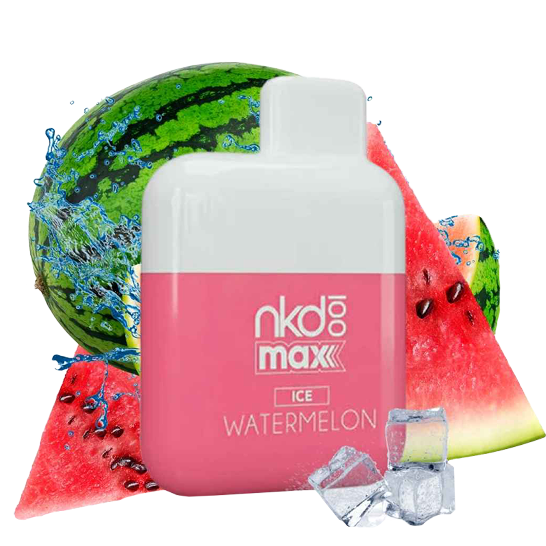 NKD 100 Max 4500 Tafs - WATERMELON (ice) - E-cigarette Jetable 5%