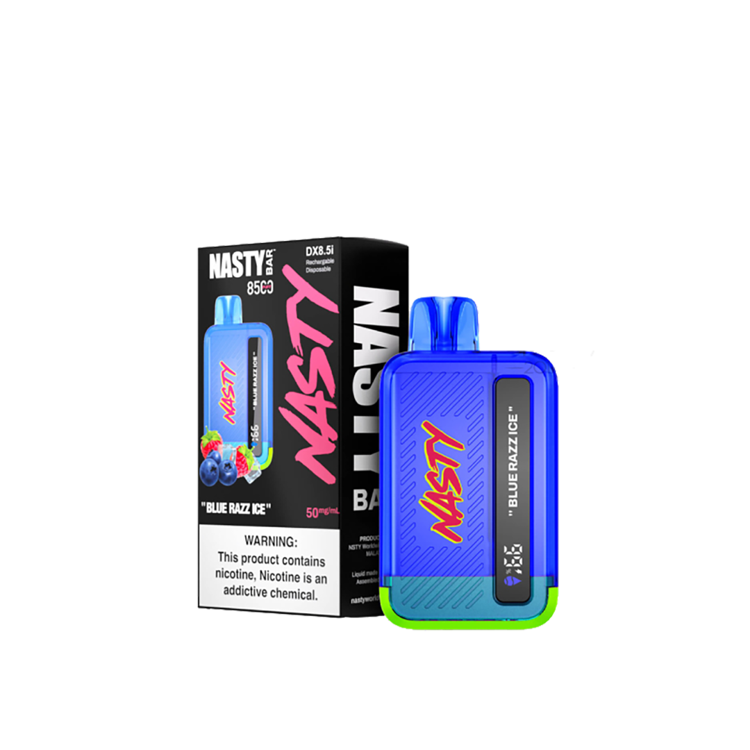 Nasty 8.5K - BLUE RAZZ ICE 8500 puffs 2% / 5%