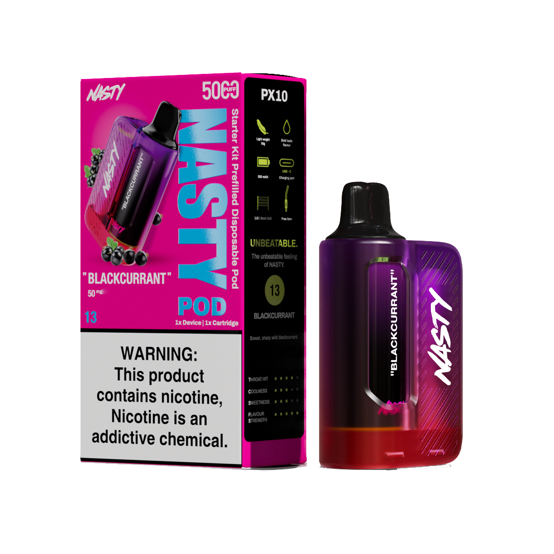 Nasty Pod 5k - Blackcurrant - kit complet - 5%