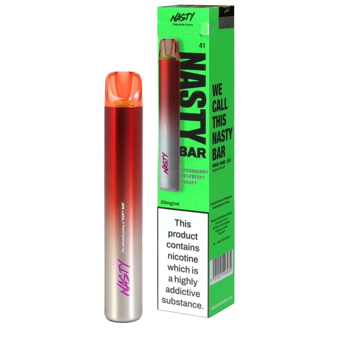 Nasty DX2 - Strawberry Raspberry 600 Taffs - 20mg