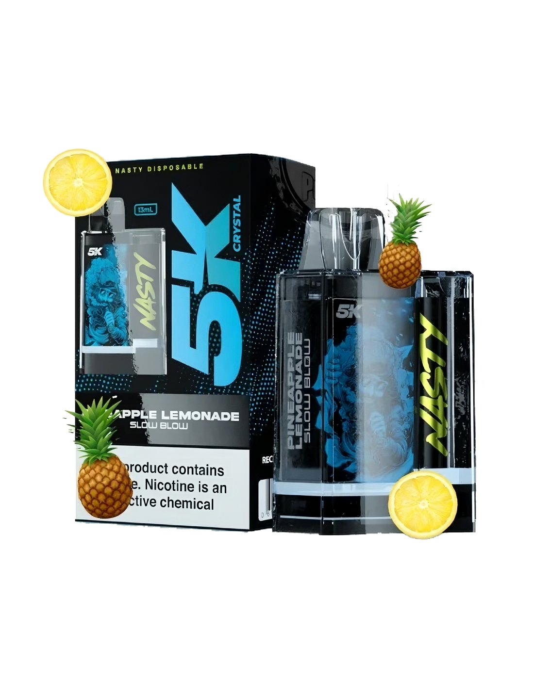 Nasty 5k Crystal - PINEAPPLE LEMONADE 5000 puffs 5%