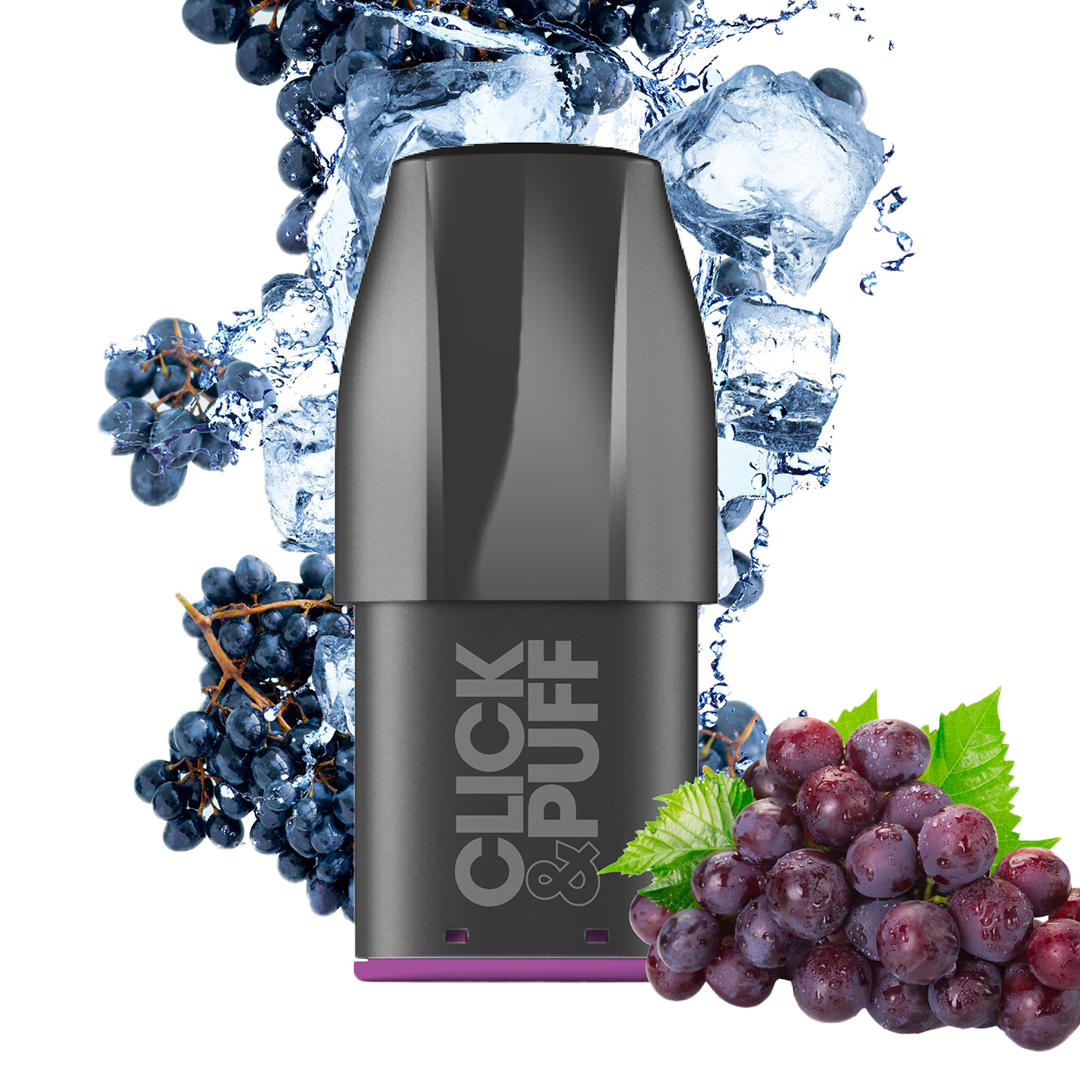 X-Bar Click & Puff Pod - Raisin Glacée