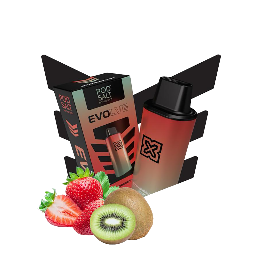 POD SALT - EVOLVE POD 5000 Taffs - Nexus Strawberry Kiwi