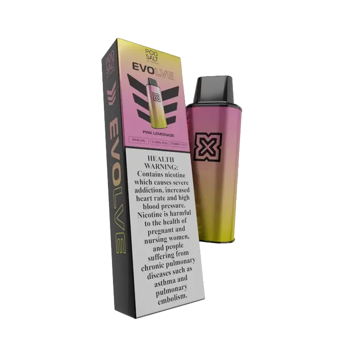POD SALT -  EVOLVE POD 6000 Taffs - Pink Lemonade 2%