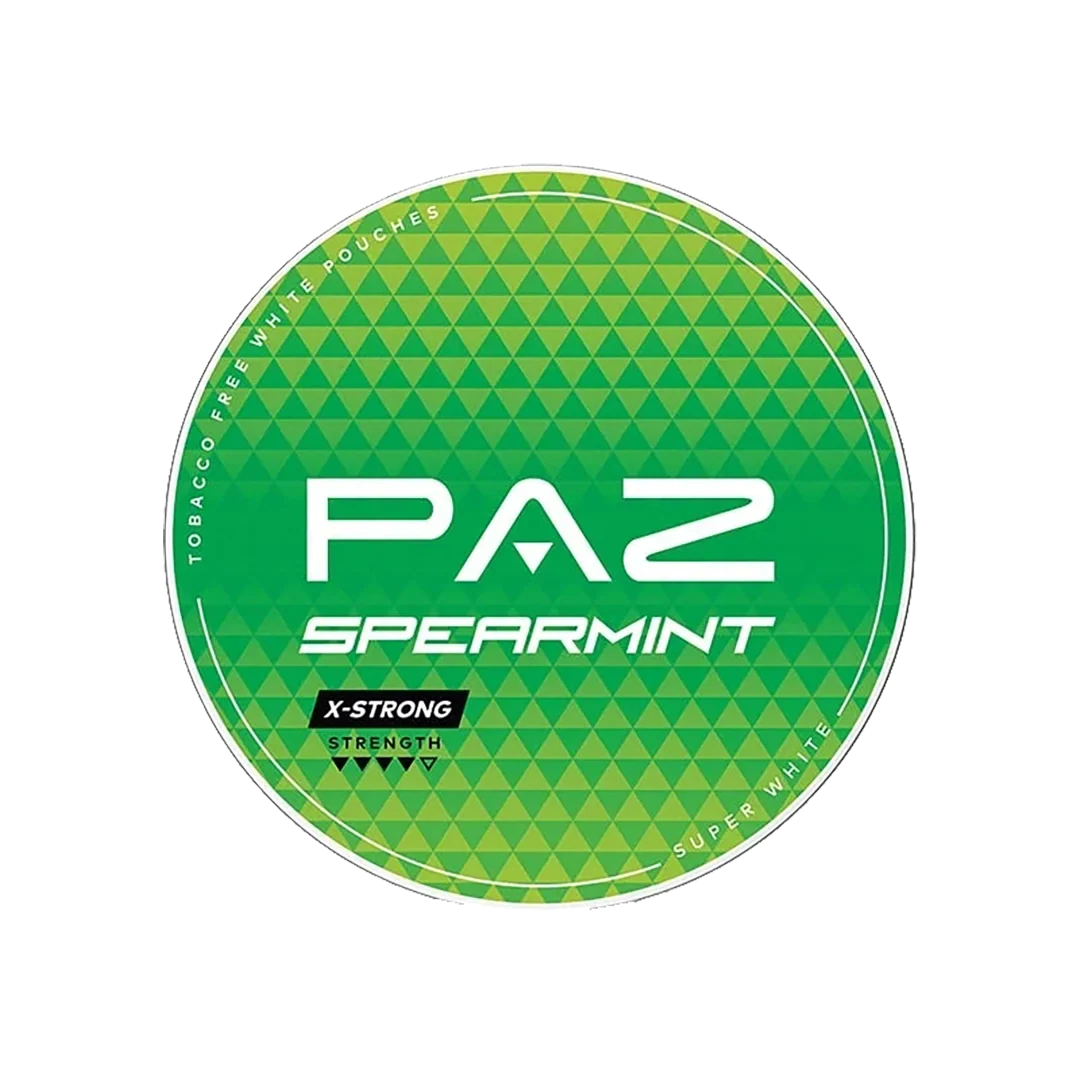 Paz Nicotine Pouche - Spearmint X-Strong - 10mg/pouch