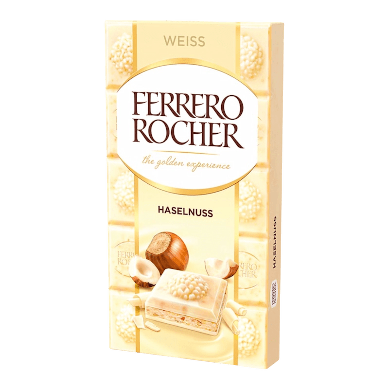 Ferrero Rocher Tablette Chocolat Blanc  90g