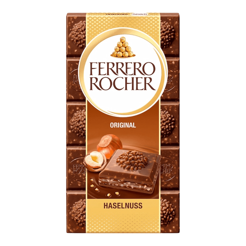 Ferrero Rocher Tablette Noisette – 90g