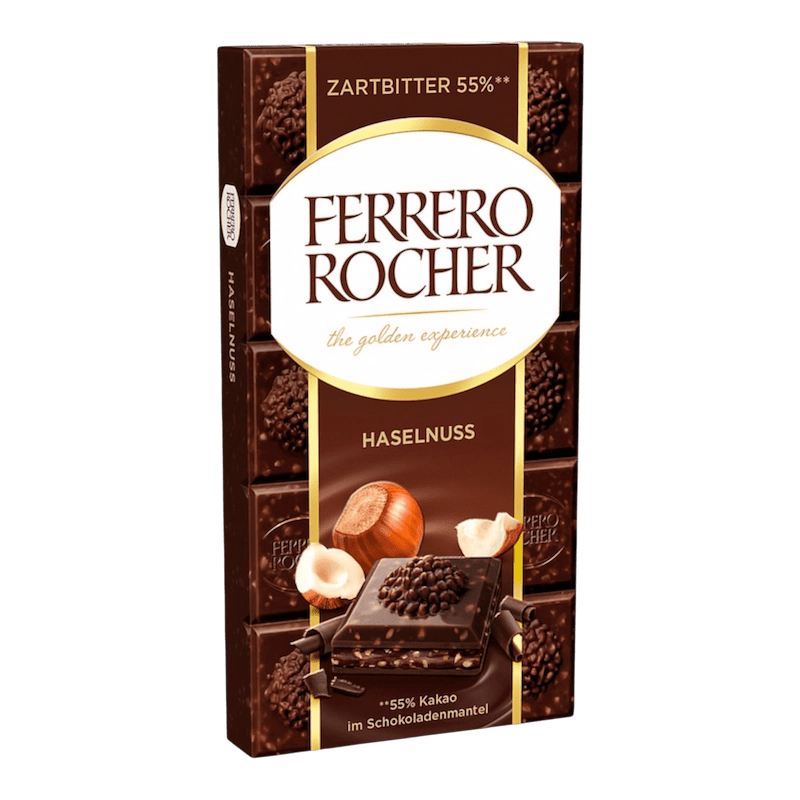 Ferrero Rocher Tablette Noisette 55% Cacao – 90g