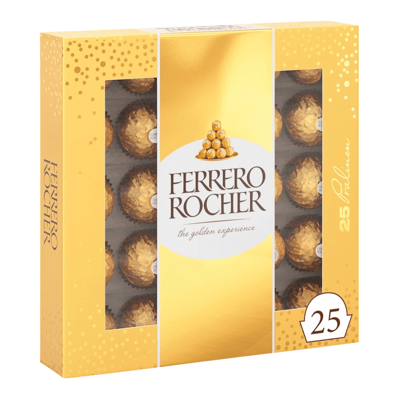 Ferrero Rocher – Coffret de 25 Chocolats Pralinés