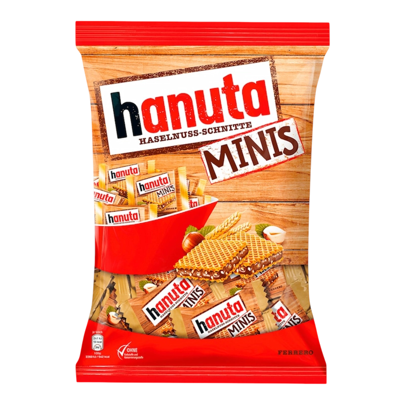 Hanuta Minis 200g – Mini Gaufrettes au Chocolat et Noisettes