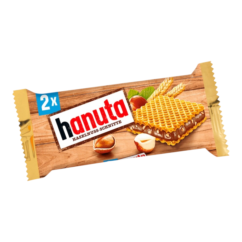 Hanuta 2x22g – Gaufrettes au Chocolat et Noisettes de Ferrero