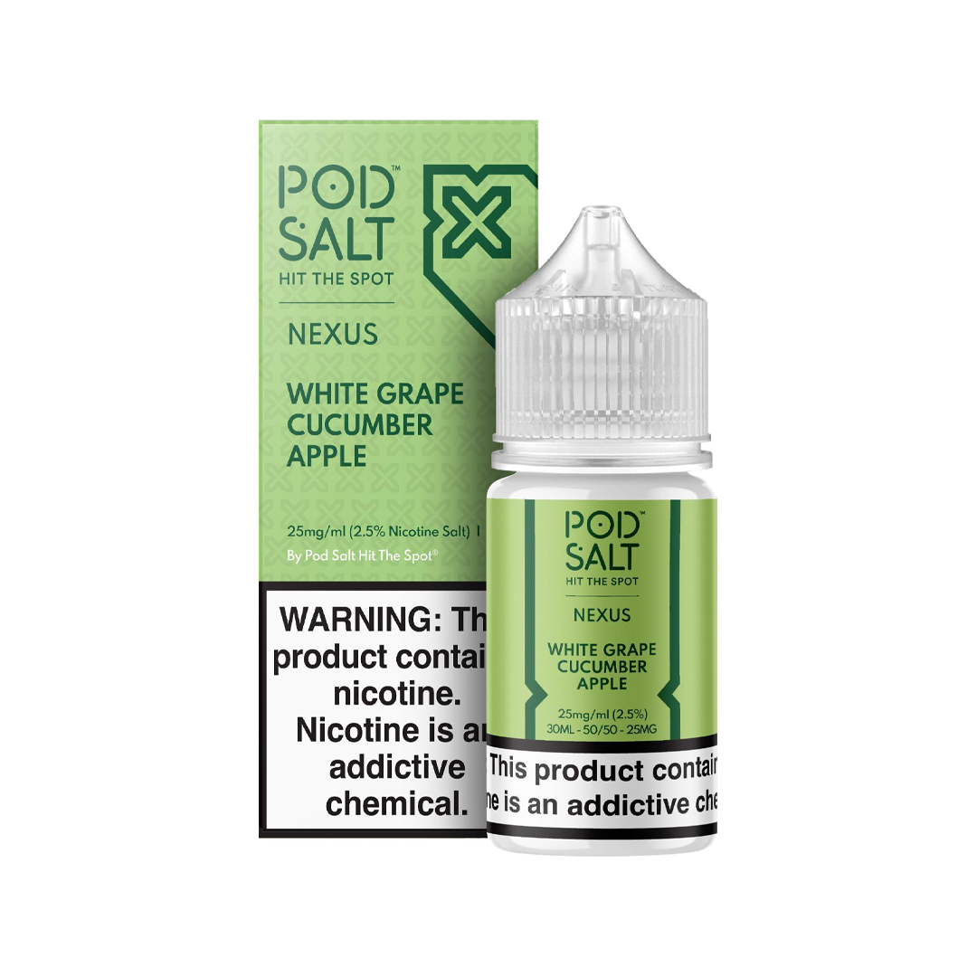 Pod Salt - Nexus White Grape Cucumber Apple 30ML