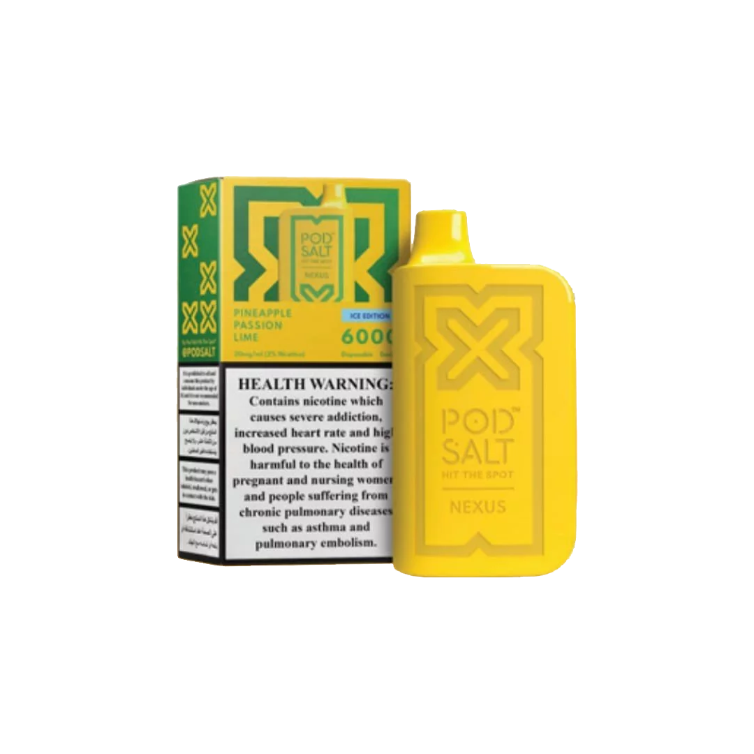 Pod Salt Nexus 6000 - Pineapple Passion lime 5%