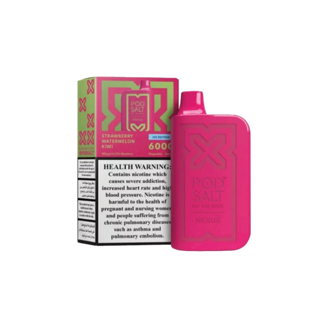 Pod Salt Nexus 6000 - Strawberry Watermelon Kiwi 5%