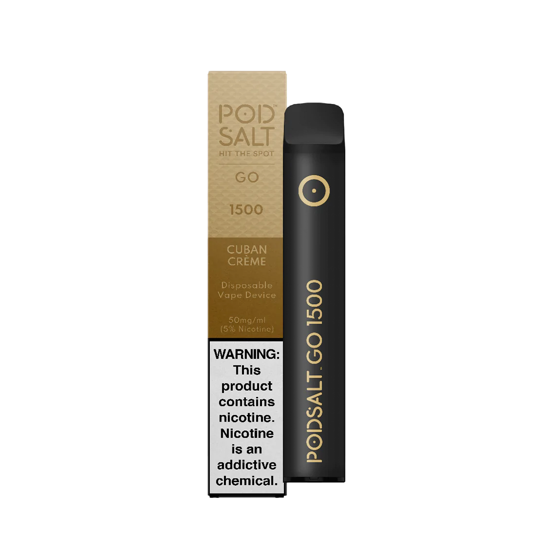 PodSalt 1500 PUFFS CUBAN CREME