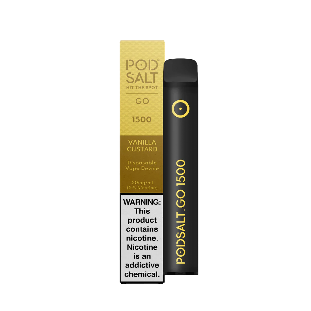 PodSalt 1500 PUFFS VANILLA CUSTARD