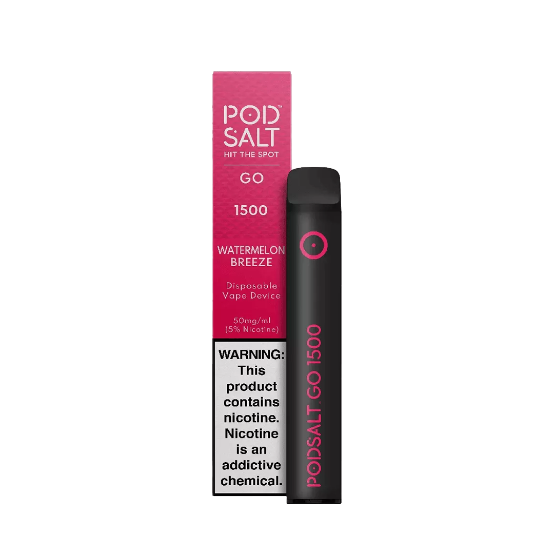 PodSalt 1500 PUFFS WATERMELON BREEZE