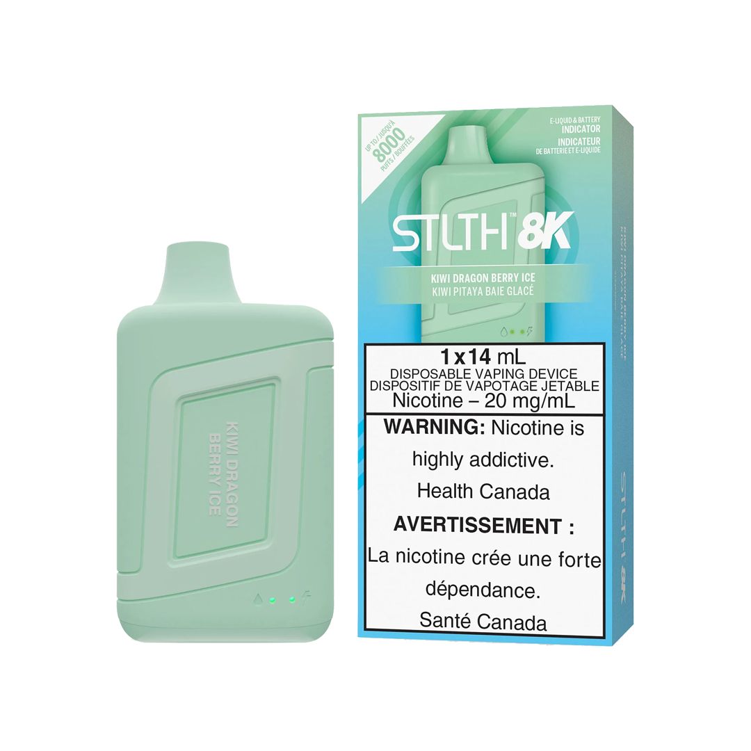 STLTH 8K - Kiwi Dragon Berry Ice - 5%