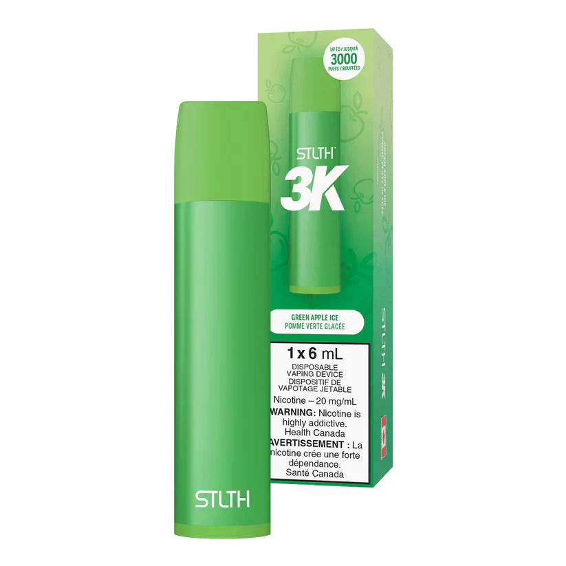 STLTH 3K - Green Apple Ice 2% / 5%