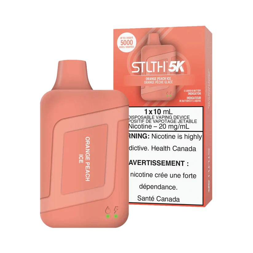 STLTH 5K - Orange Peach Ice 5%