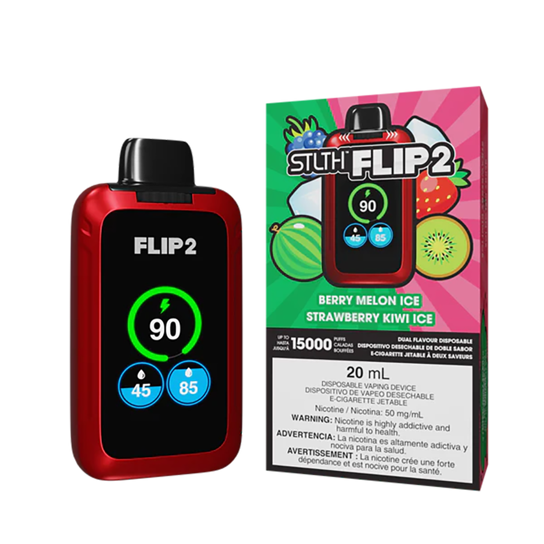 STLTH Flip 2 15K - Berry Melon Ice - Strawberry Kiwi Ice