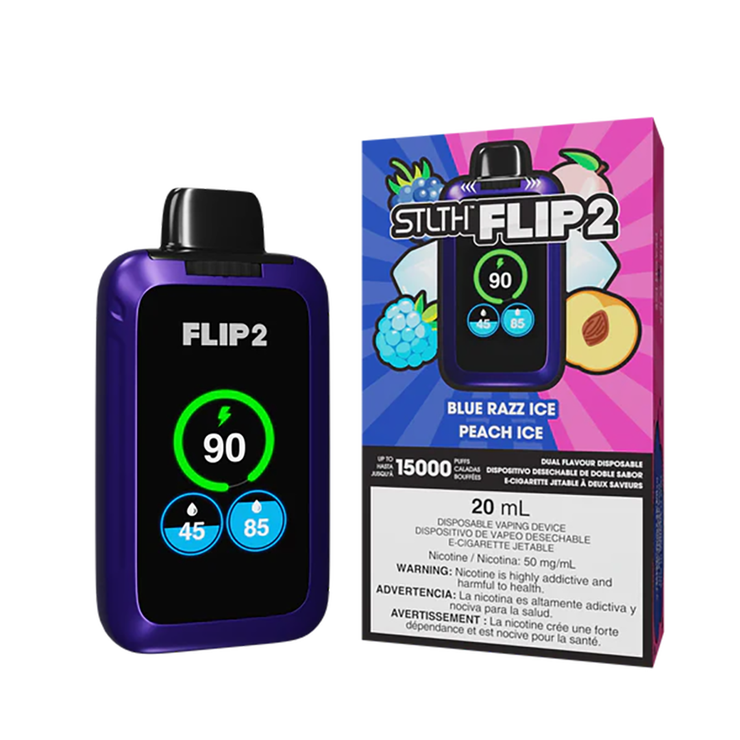STLTH Flip 2 15K - Blue razz Ice - Peach Ice