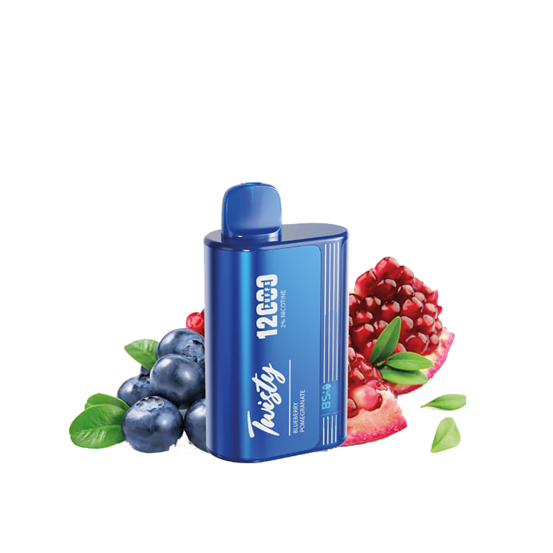 Twisty 12000 Puffs - Blueberry Pomegranate  - 2% / 5%