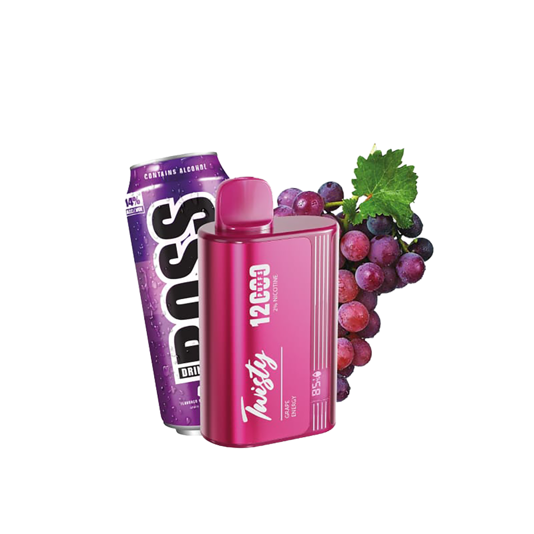 Twisty 12000 Puffs - Grape Energy - 2% / 5%